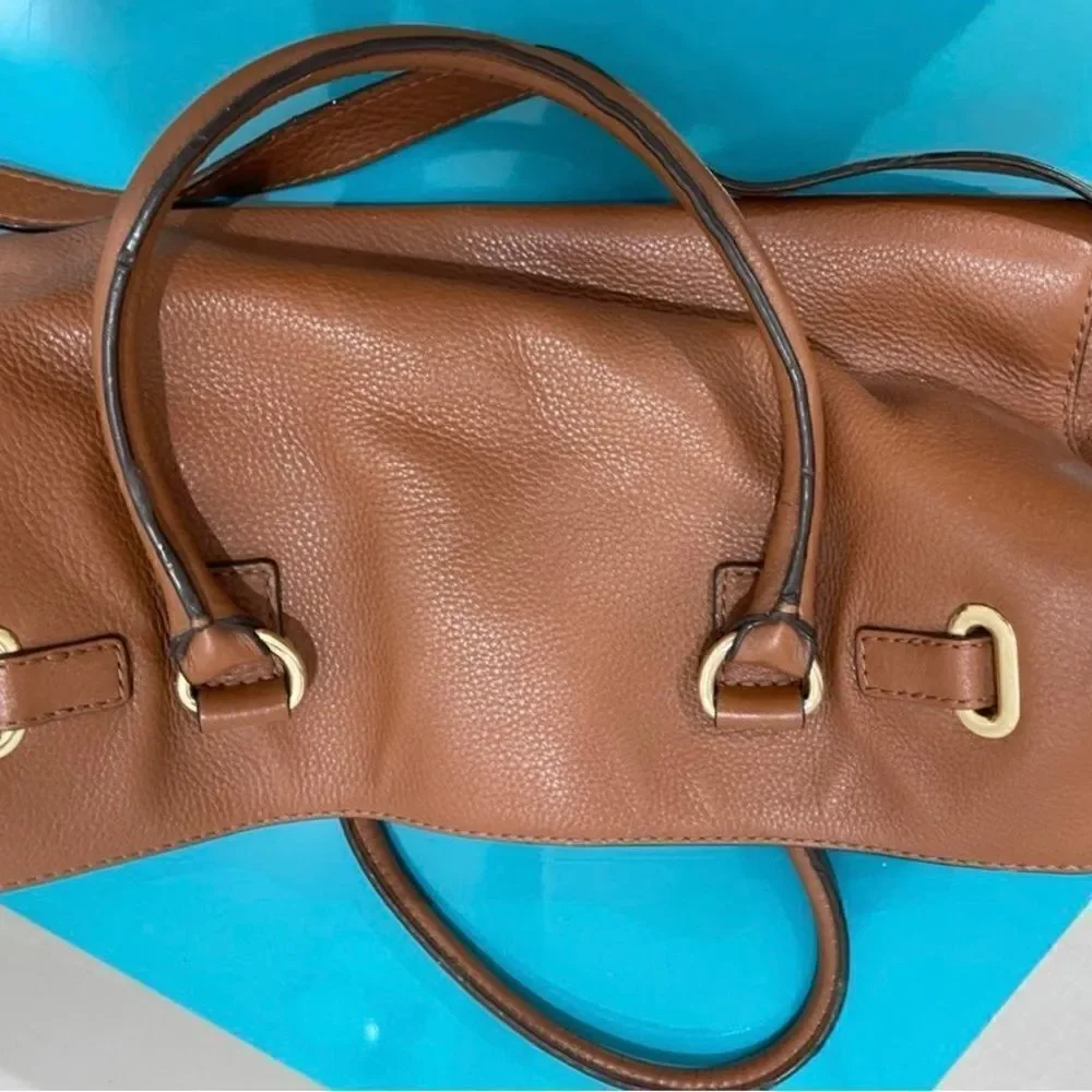 Michael Kors brown leather tote